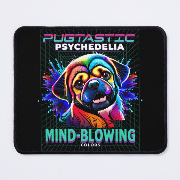 Item preview, Cute puppy | Pug dog | Synthwave Style designed and sold by Tee-Craftify.
