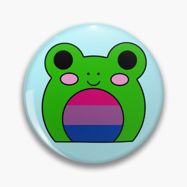 Artikelvorschau, Bisexual flag frog entworfen und verkauft von bookwoof.