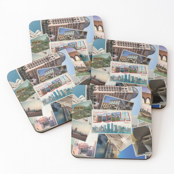 Item preview, Greetings from Doha in Qatar Vintage style retro souvenir designed and sold by DeveloperProp0.