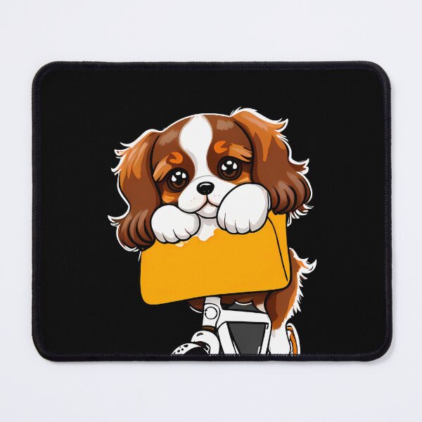 Item preview, Cycling Cuddle Companion - Cavalier King Charles Spaniel Riding Bike designed and sold by Mechanical-Artt.