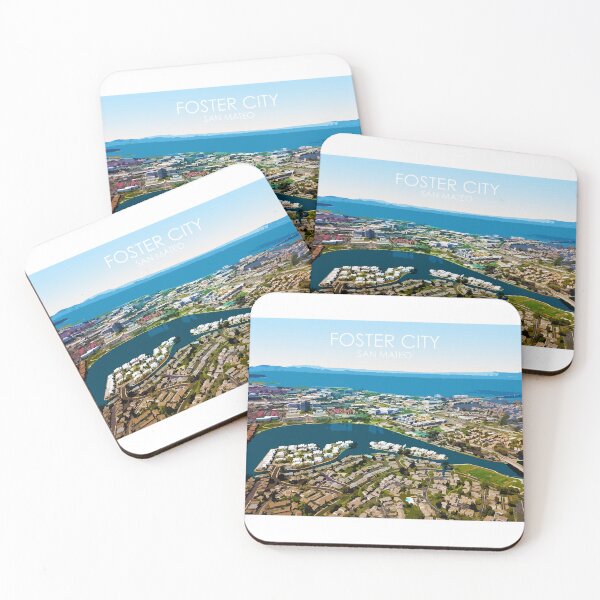 Item preview, Foster City, San Mateo, USA, Print designed and sold by summattodraw.