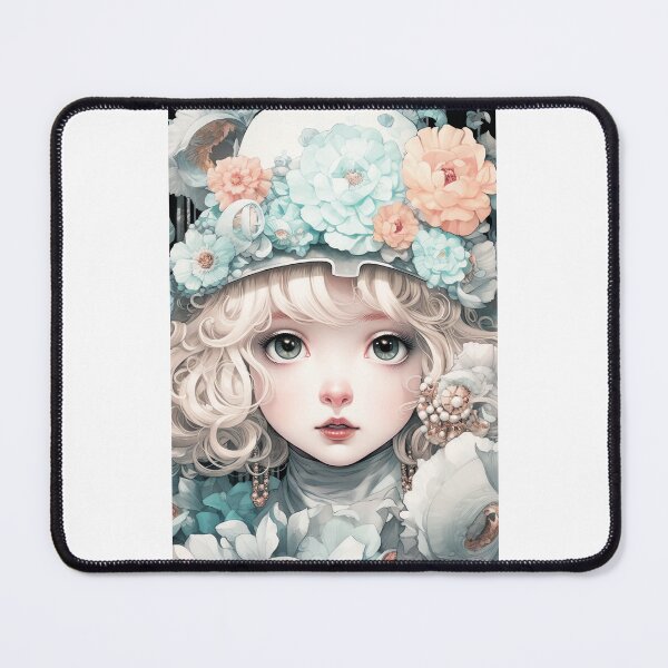Item preview, Victorian Inspired Big Eyed Girl In a Hat - #7 designed and sold by Cindy Sowers.