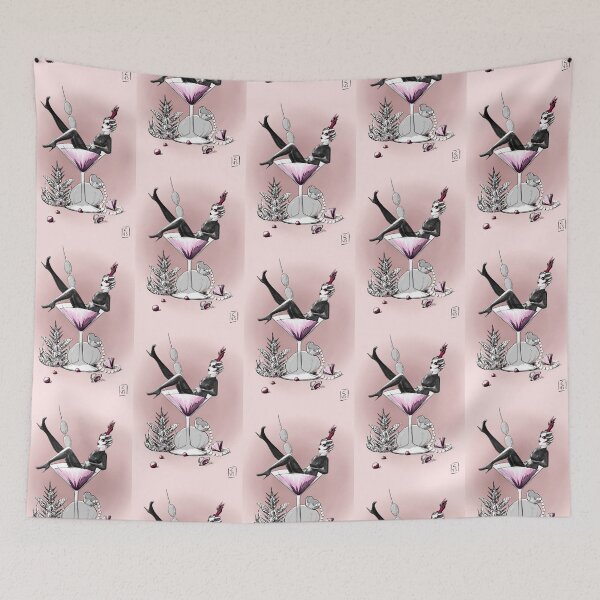 Item preview, Paloma in a martini glass! designed and sold by CleyVonSlay.