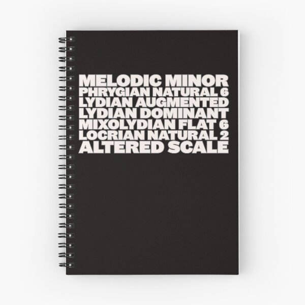 Item preview, Music Theory Melodic Minor Modes Jazz Musician T-Shirt, Guitar Sax Piano Bass Drum Player Tee, Gift Shirt , Music Teacher Student Present designed and sold by jazznerdparade.