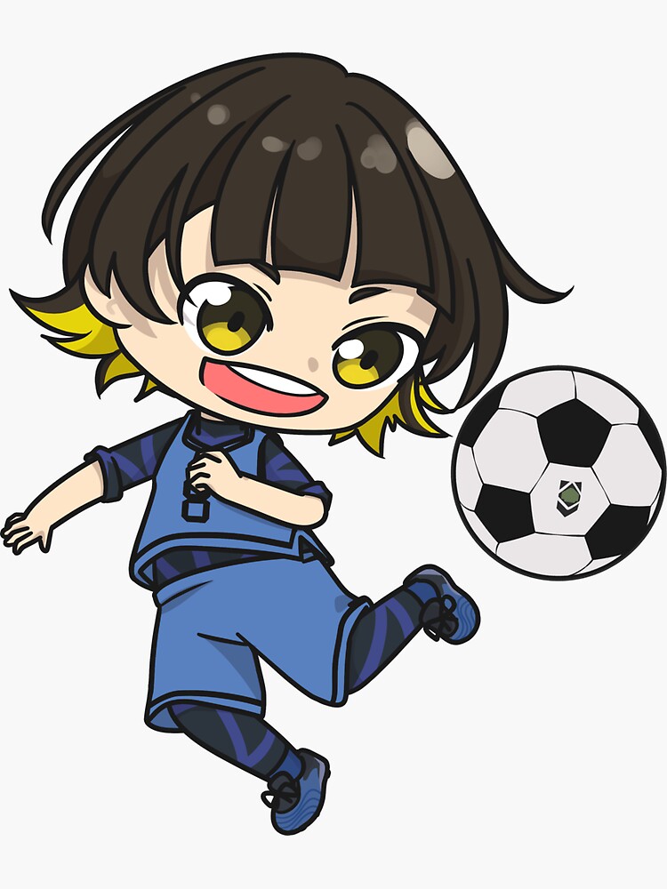 Blue Lock - Meguru Bachira - Football - Sticker