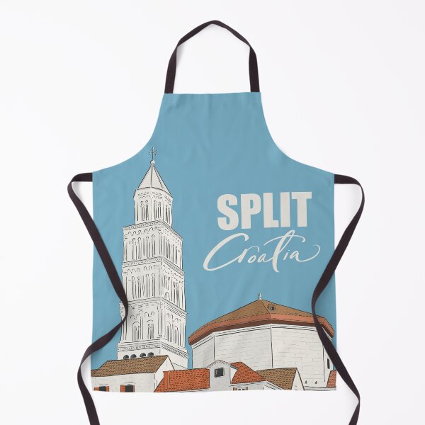 Item preview, Split, Croatia Travel Poster Print Sticker designed and sold by alwaysbookish.
