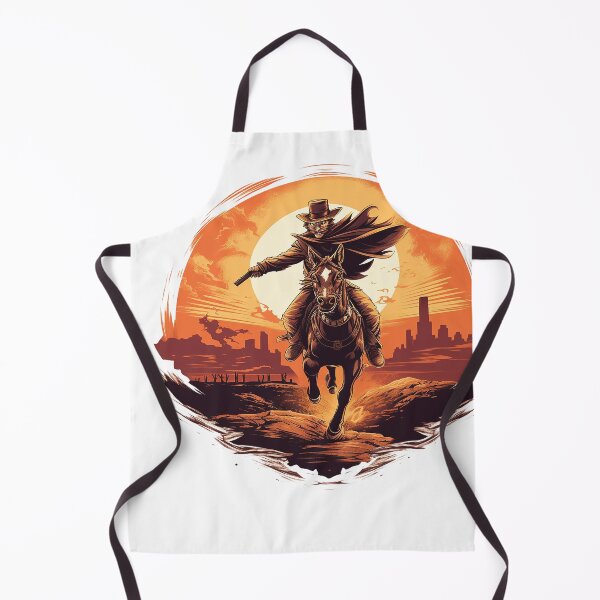 Item preview, Cowboy Cat Rides at Sunset designed and sold by MuseOfMilo.