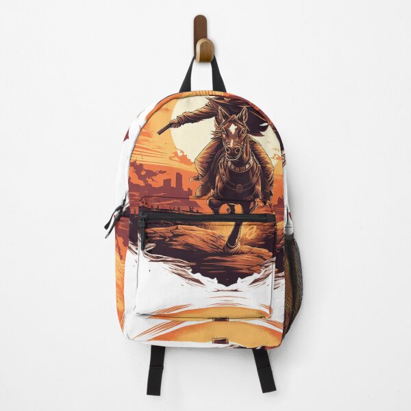 Item preview, Cowboy Cat Rides at Sunset designed and sold by MuseOfMilo.