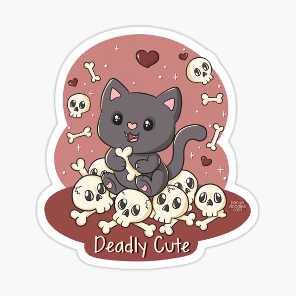 Deadly Cute Sticker
