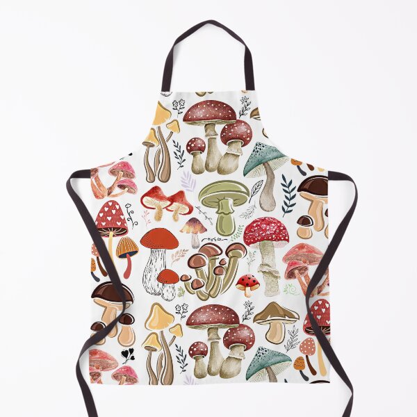 Item preview, Mushroom Pattern Botanical Shrooms designed and sold by ArtThrobDesigns.
