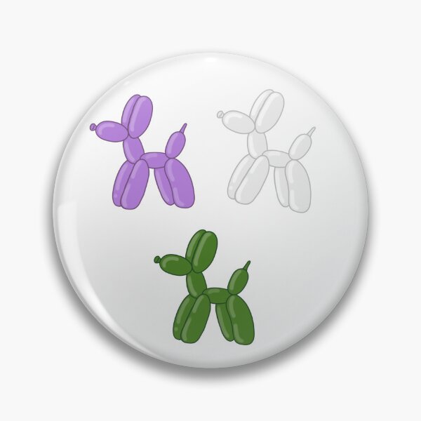 Item preview, Subtle Genderqueer Pride Balloon Animals Pack Cute designed and sold by TheEclecticKat.