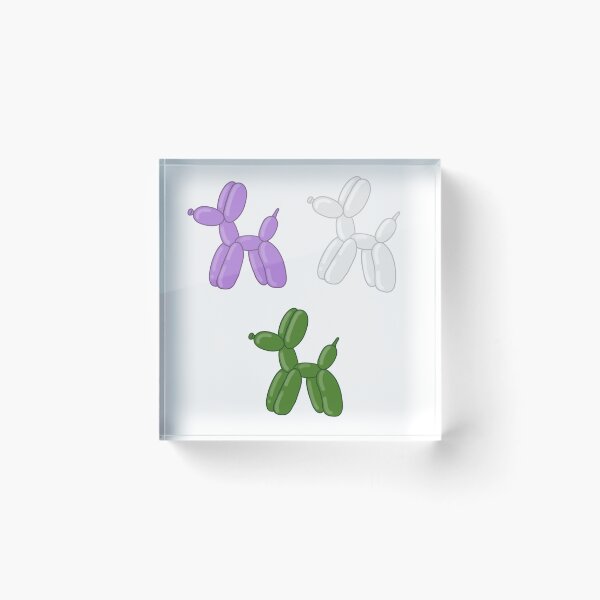 Item preview, Subtle Genderqueer Pride Balloon Animals Pack Cute designed and sold by TheEclecticKat.