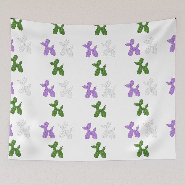 Item preview, Subtle Genderqueer Pride Balloon Animals Pack Cute designed and sold by TheEclecticKat.