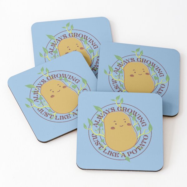 Item preview, Always Growing Just Like a Potato Blue by Tobe Fonseca designed and sold by Tobe Fonseca®.