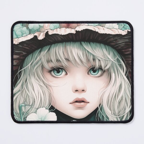 Item preview, Victorian Inspired Big Eyed Girl In a Hat - #4 designed and sold by Cindy Sowers.
