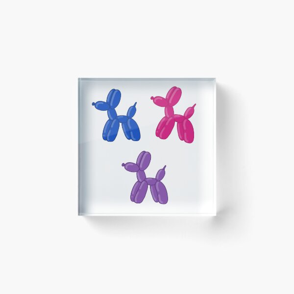 Item preview, Subtle Bi Pride Balloon Animals Pack Cute designed and sold by TheEclecticKat.