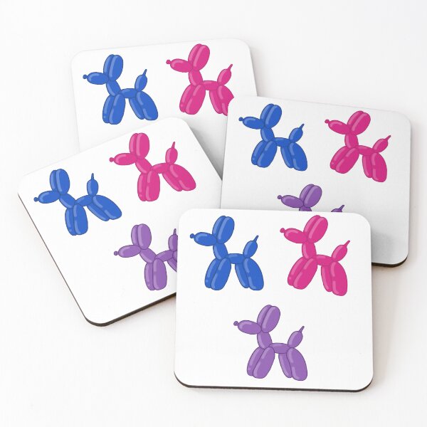 Item preview, Subtle Bi Pride Balloon Animals Pack Cute designed and sold by TheEclecticKat.