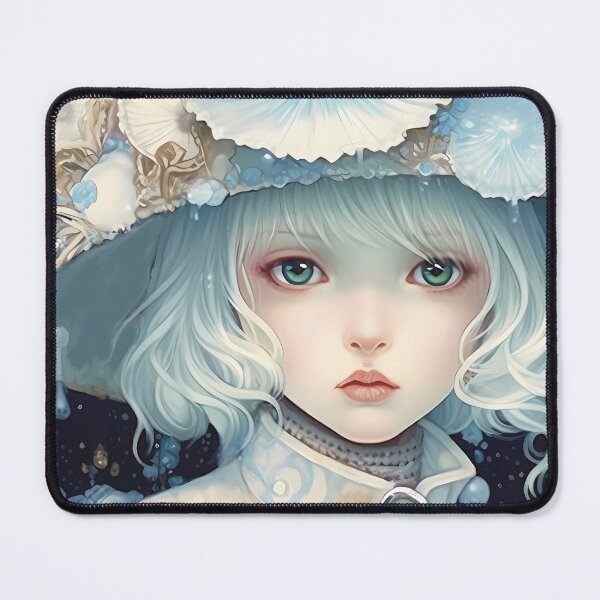 Item preview, Victorian Inspired Big Eyed Girl In a Hat - #3 designed and sold by Cindy Sowers.