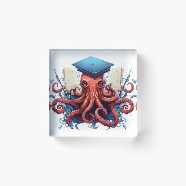 Artikelvorschau, Curious Scholar Octopus entworfen und verkauft von MuseOfMilo.