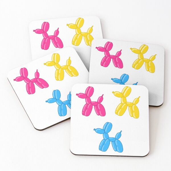 Item preview, Subtle Pan Pride Balloon Animals Pack Cute designed and sold by TheEclecticKat.
