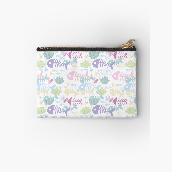 Item preview, Fish Bone Under Sea White Pattern designed and sold by Moyanana.