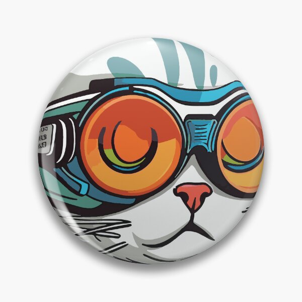 Item preview, Futuristic Multicolor Cats #23 sleepy cat designed and sold by SOVISART.