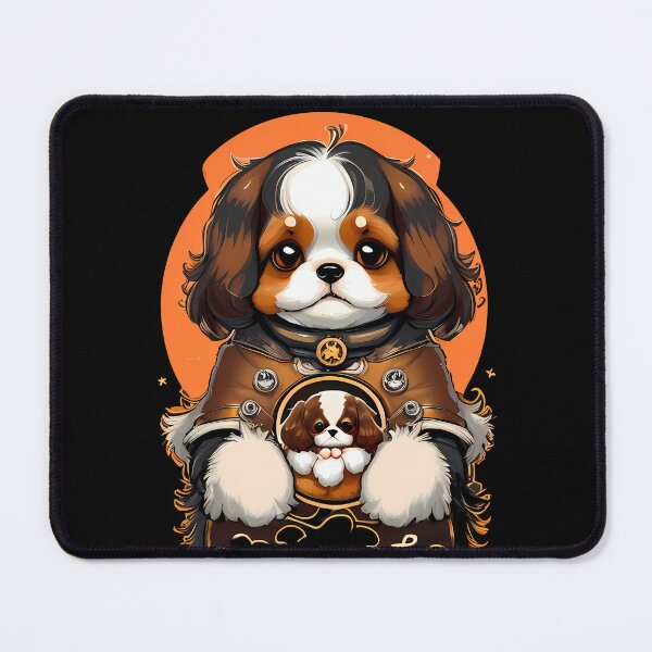 Item preview, Lovable Fluffball - Cavalier King Charles Spaniel Dog designed and sold by Mechanical-Artt.