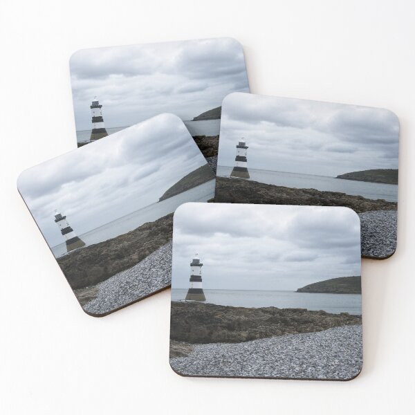 Item preview, Trwyn Du Lighthouse And Puffin Island designed and sold by rawshutterbug.