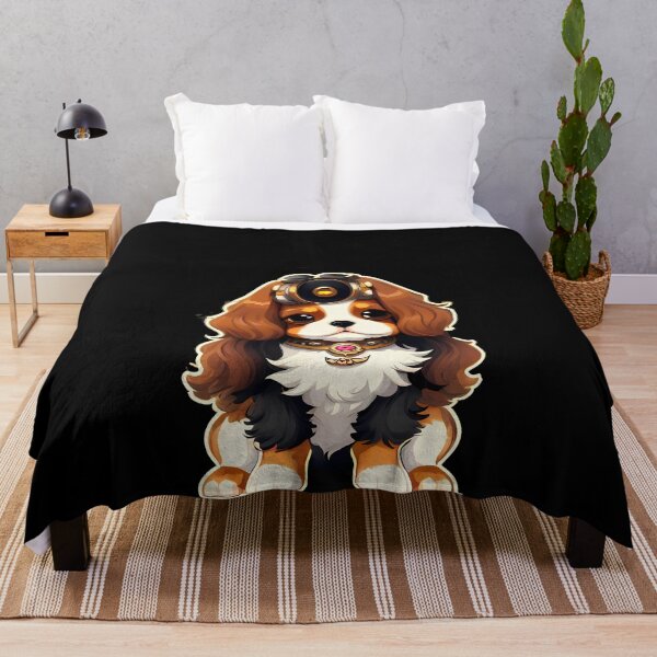 Item preview, Playful and Happy - Cavalier King Charles Spaniel Dog designed and sold by Mechanical-Artt.
