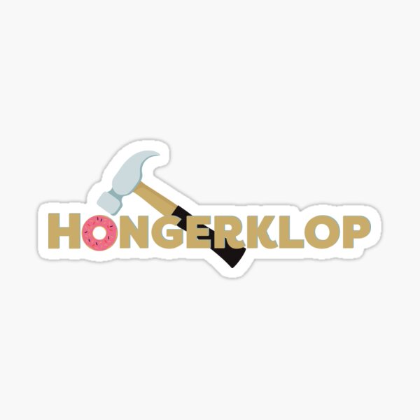 Hongerklop Sticker