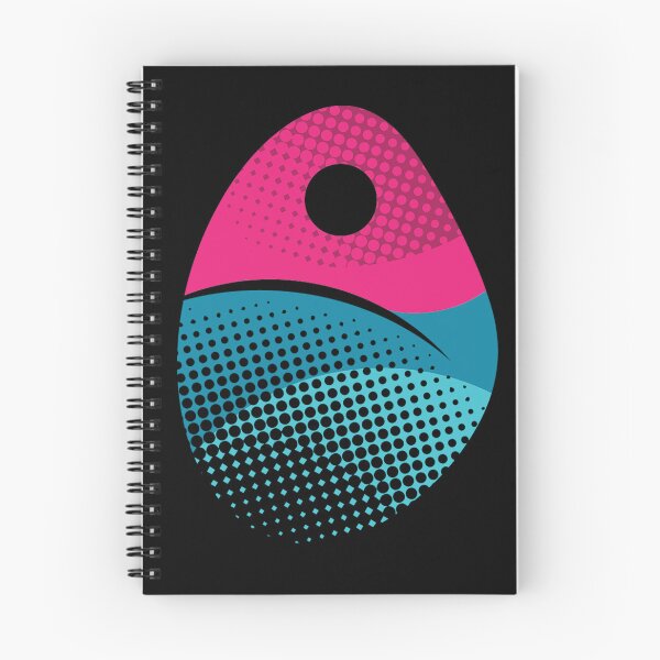 Item preview, Colored cosmic egg with light patterns designed and sold by edgarbelsol.