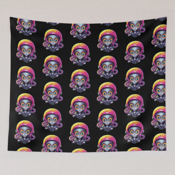 Item preview, Grey Alien Rider With Helmet Gear designed and sold by SubtleSplit.