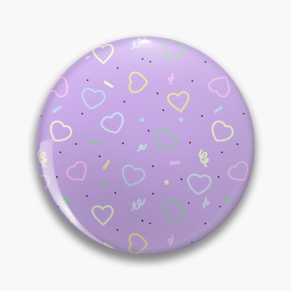 Item preview, Confetti Hearts Violet designed and sold by ComfyMouse.