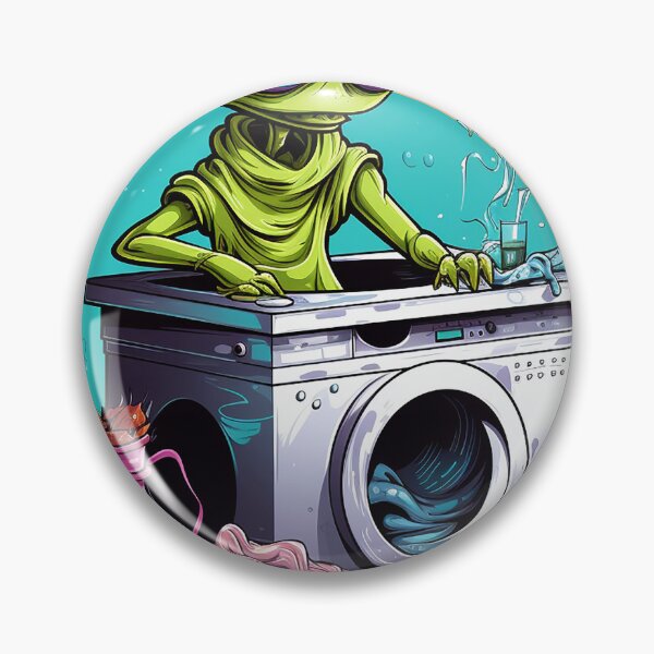 Artikelvorschau, Laundry Lover Alien entworfen und verkauft von MuseOfMilo.