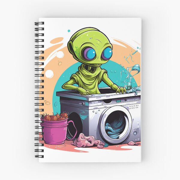 Item preview, Laundry Lover Alien designed and sold by MuseOfMilo.