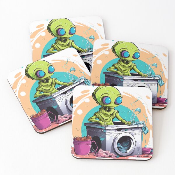 Item preview, Laundry Lover Alien designed and sold by MuseOfMilo.