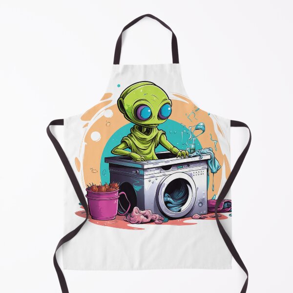 Item preview, Laundry Lover Alien designed and sold by MuseOfMilo.