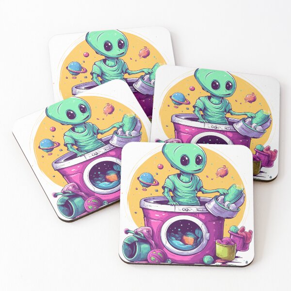 Item preview, Laundry Lover Alien designed and sold by MuseOfMilo.