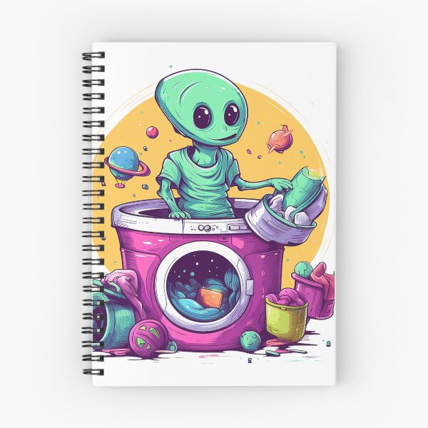 Item preview, Laundry Lover Alien designed and sold by MuseOfMilo.