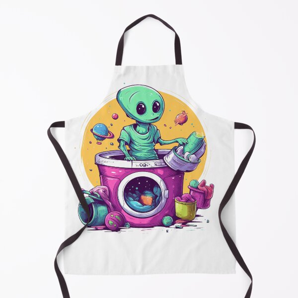 Item preview, Laundry Lover Alien designed and sold by MuseOfMilo.