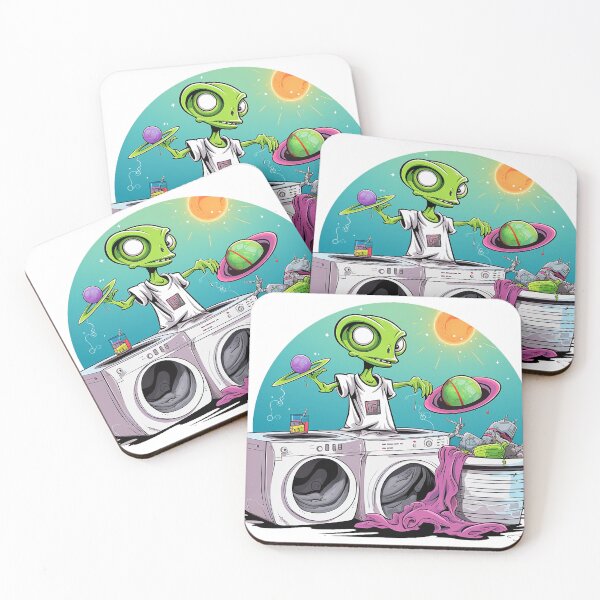 Item preview, Laundry Lover Alien designed and sold by MuseOfMilo.