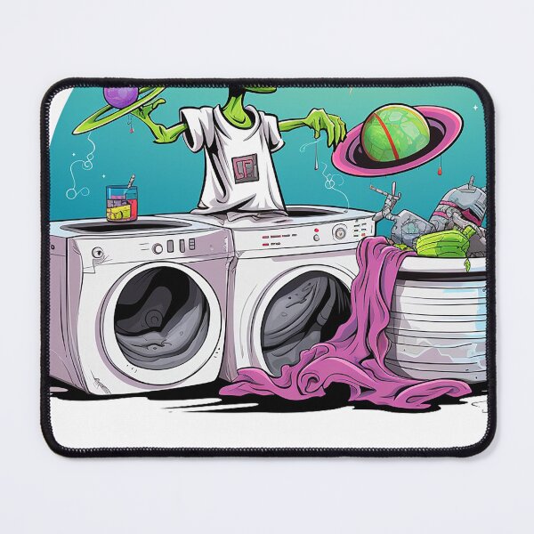 Item preview, Laundry Lover Alien designed and sold by MuseOfMilo.