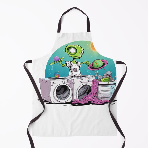 Item preview, Laundry Lover Alien designed and sold by MuseOfMilo.