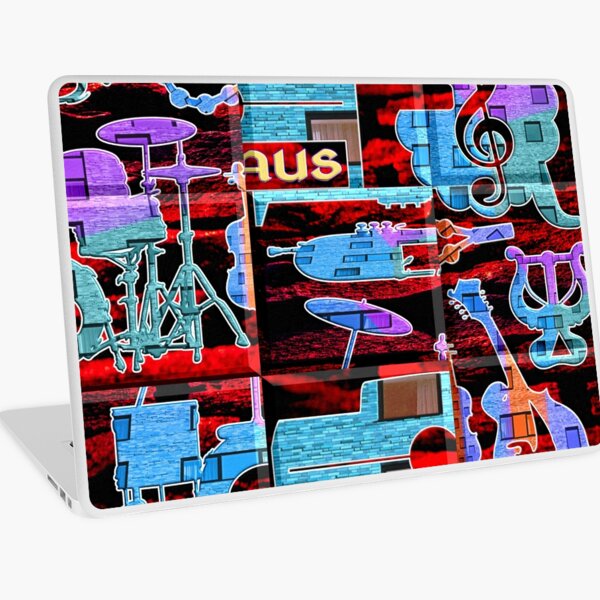 Item preview, *Intimate Blue Summer Vibes orchestral music instruments kit Painting - Bauhaus music orchestra kit architecture - Ideal gift for musicians*. designed and sold by Ralek.