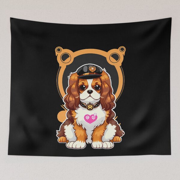 Item preview, Curious and Intelligent - Cavalier King Charles Spaniel Dog designed and sold by Mechanical-Artt.