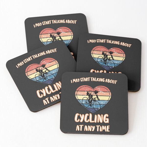 Item preview, I MAY START TALKING ABOUT CYCLING AT ANY TIME -Funny Cycling Quote designed and sold by unique things.