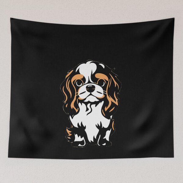 Item preview, Gentle and Affectionate - Cavalier King Charles Spaniel Dog designed and sold by Mechanical-Artt.