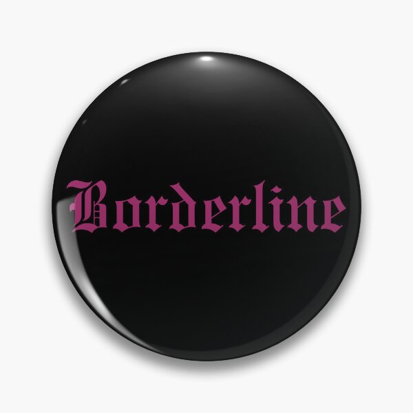 Artikelvorschau, Borderline Amaranth Pink Gothic Altenglischer Text entworfen und verkauft von Ninjakandy.