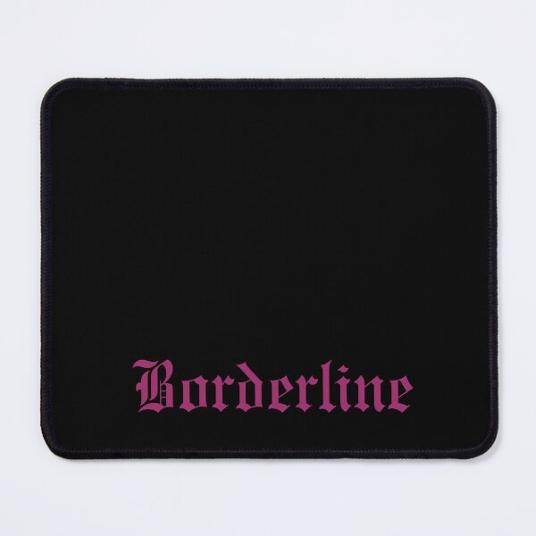 Item preview, Borderline Amaranth Pink Gothic Old English Text designed and sold by Ninjakandy.