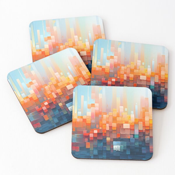 Item preview, Abstract Pixel Art designed and sold by tropicaltee.